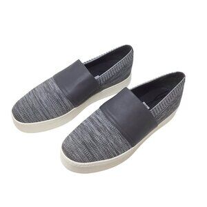 Vince Ward Gray NWOB Platform Slip On Loafers Sneakers 40 10 Knit Stretch